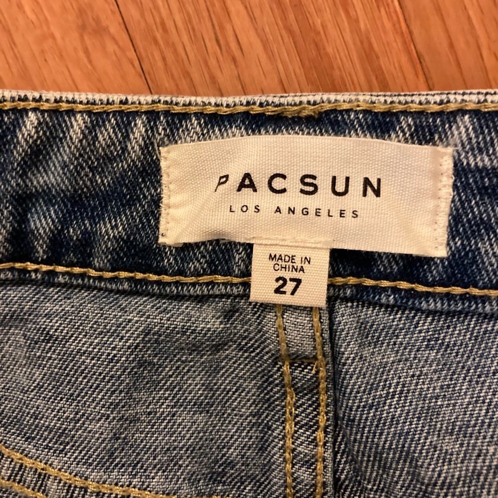 | Pacsun Jean Skirt | Color: Blue/Gray| Size: 27 - Picture 3 of 4